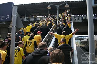 "Hurra! Hurra! Die Dortmunder sind da!"