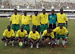 Mit-Favorit: Das Team von Togo